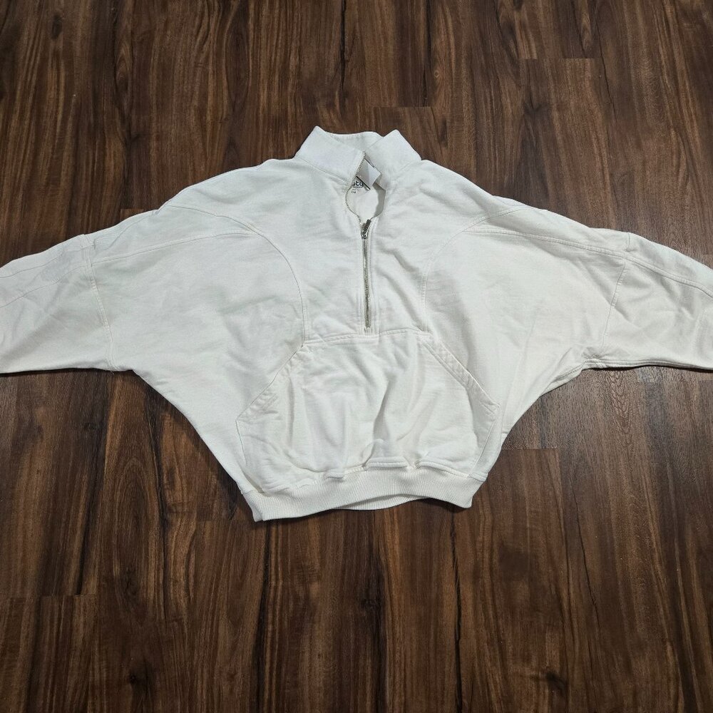 Booty by Brabants White/Ivory Half-Zip Pullover size S/M - Picture 3 of 10